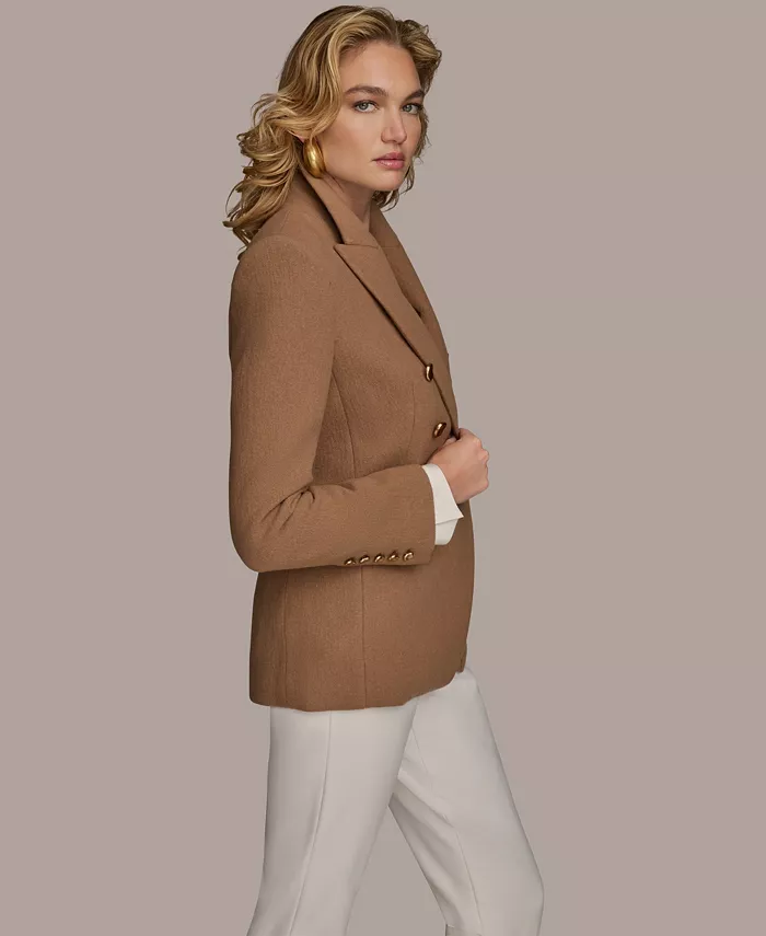 Women's Double Breasted Buttoned Blazer - thumbnail 3