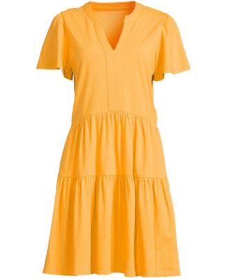 Women's Cotton Jersey Tiered Mini Dress