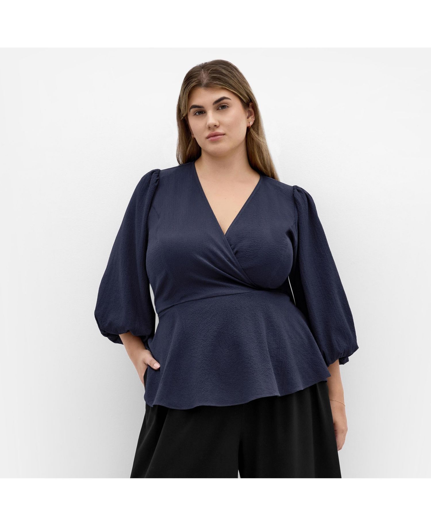 Plus Size Celina Peplum Top
