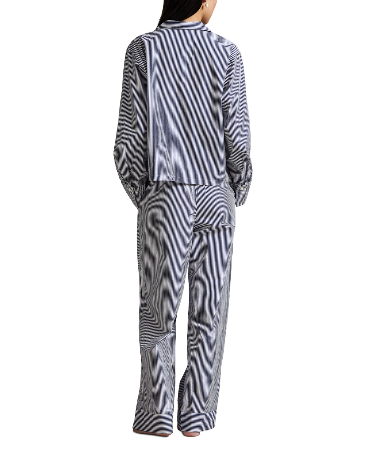 Polo Ralph Lauren Women's 2-Piece Long Sleeves Shirt and Pants Pajama Set