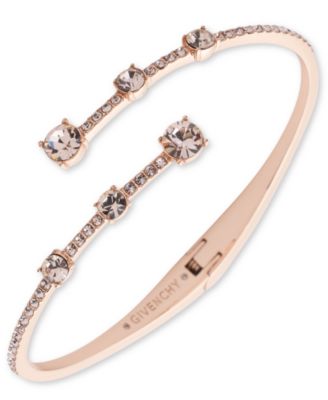 Givenchy - Crystal Stone Gold-Tone Bangle Bracelet