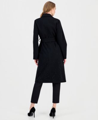 Women's Double-Breasted Embellished Coat 