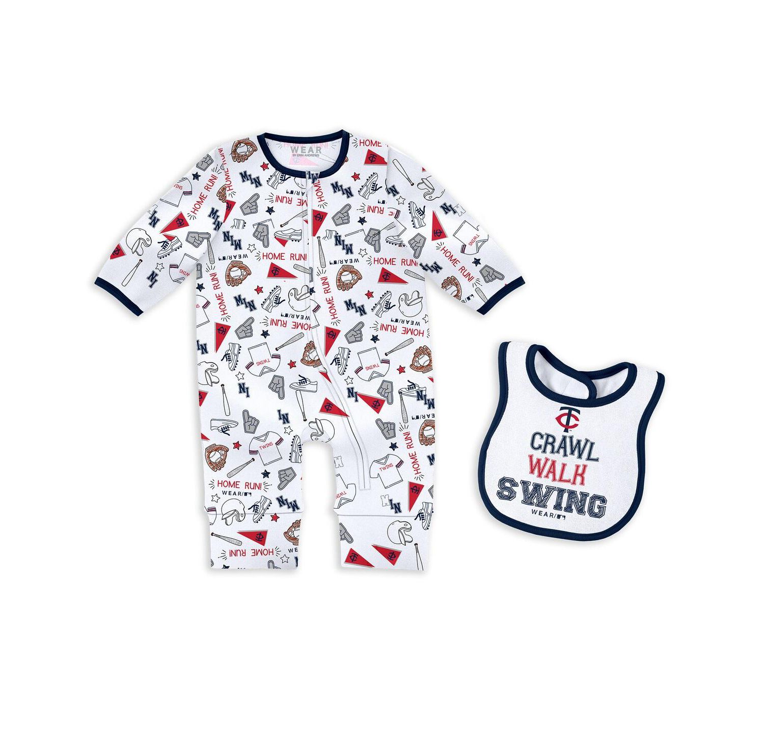 Baby Boys and Girls Minnesota Twins Sleep Play Set
