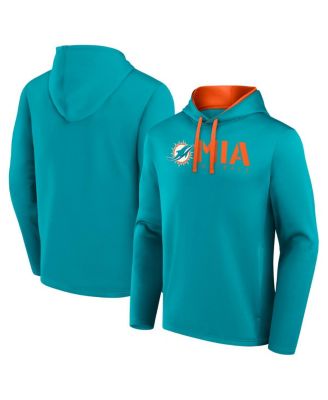 Logo Athletic - Men's Aqua Miami Dolphins Head Start Pullover Hoodie