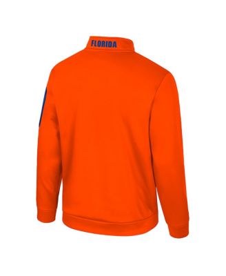 Men's Orange Florida Gators Mainframe Quarter-Zip Fleece Jacket