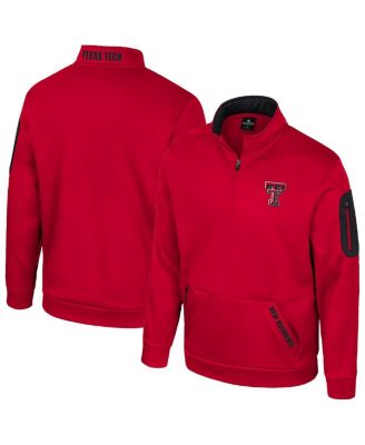 Colosseum - Men's Red Texas Tech Red Raiders Mainframe Quarter-Zip Fleece Jacket