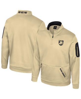 Colosseum - Men's Gold Army Black Knights Mainframe Quarter-Zip Fleece Jacket