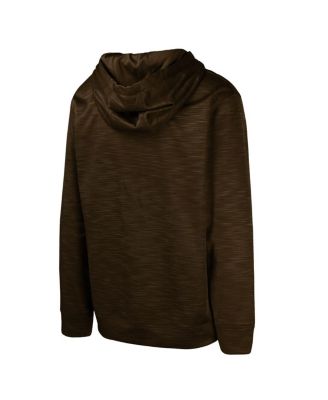 Men's Brown Cleveland Browns Streak Fleece Pullover Hoodie