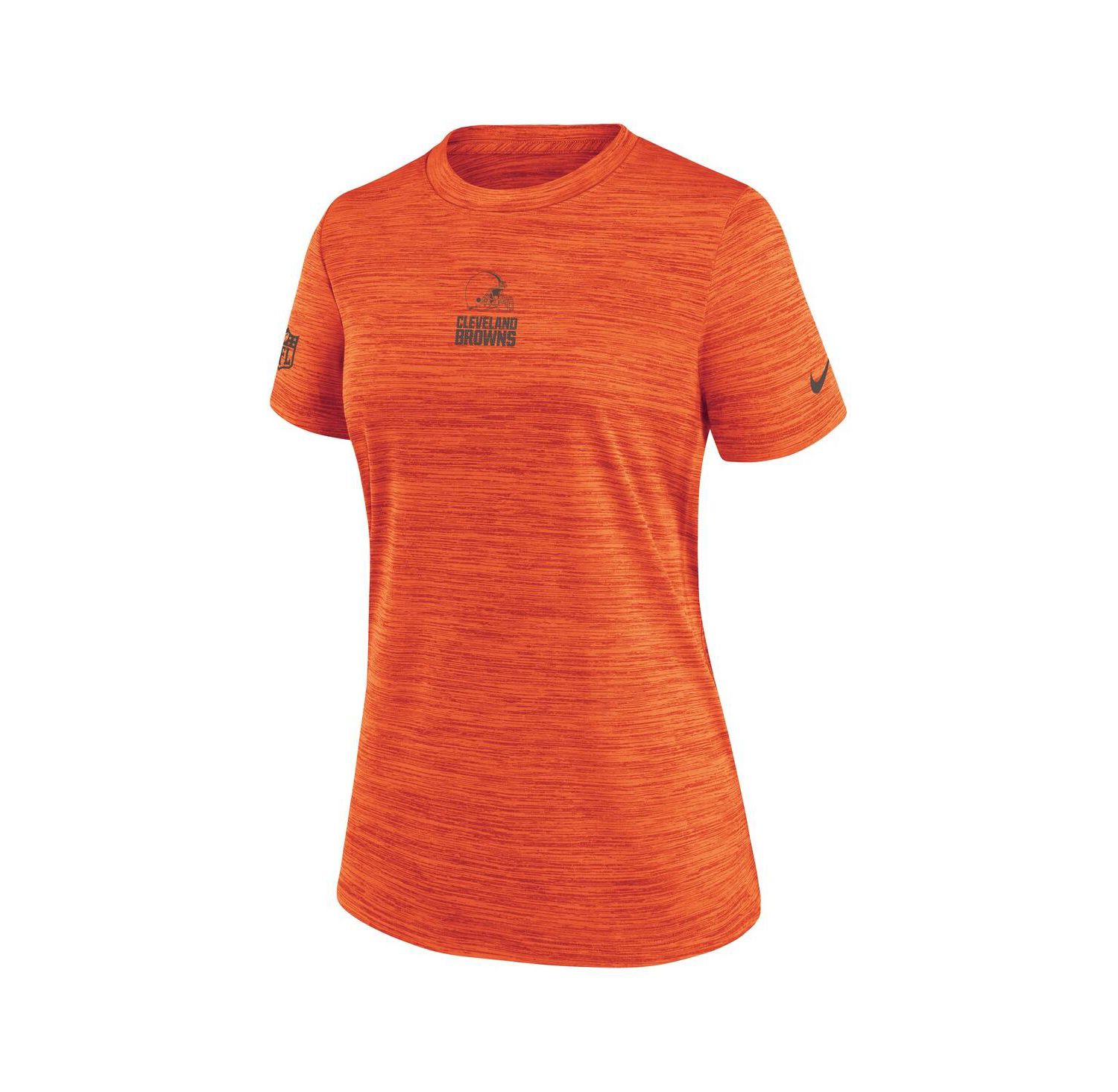 Women's Orange Cleveland Browns Sideline Velocity Dri-FIT T-Shirt