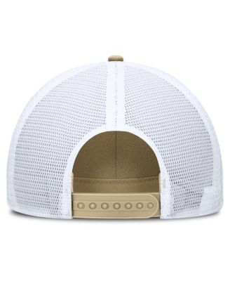 Men's Gold/White Florida State Seminoles 2025 On-Field Rise Engineered Trucker Adjustable Hat