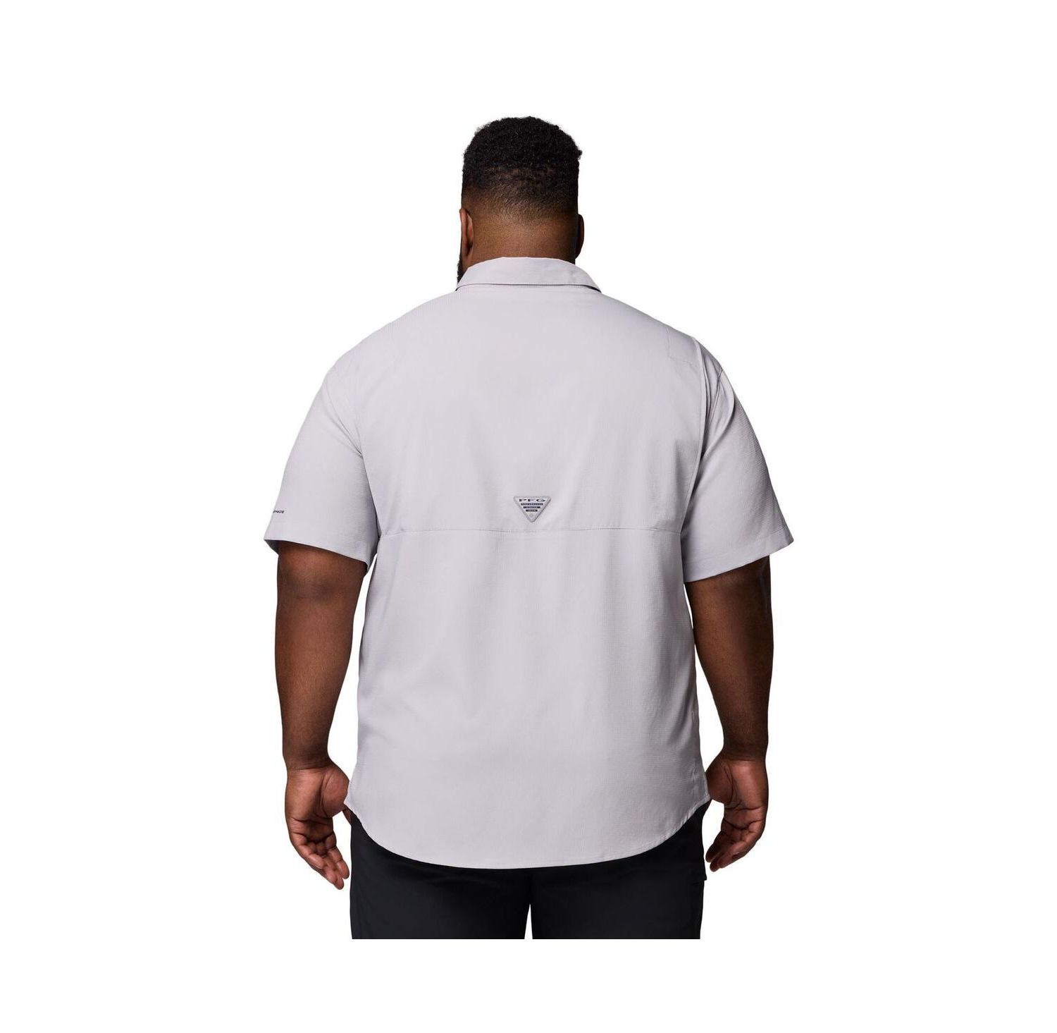 Men's Gray LSU Tigers Big & Tall Tamiami Omni-Shade Button-Down Shirt