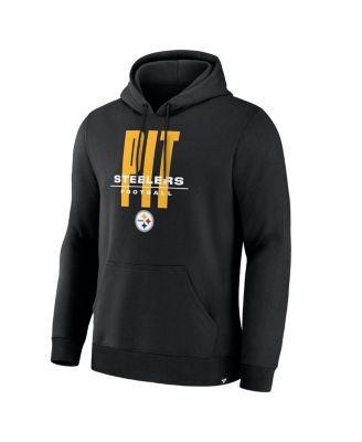 Men's Black Pittsburgh Steelers Right Tackle Legacy Pullover Hoodie