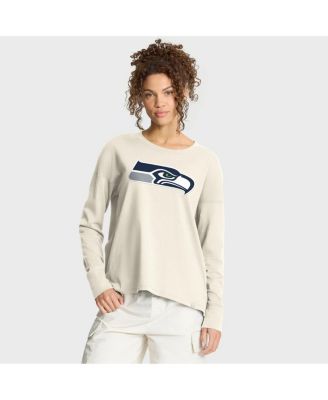 Fanatics - Women's Cream Seattle Seahawks Dove Legacy Long Sleeve T-Shirt