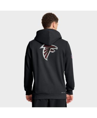 Men's Black Atlanta Falcons Sideline Standard Issue Utility Player Dri-FIT Full-Zip Hoodie