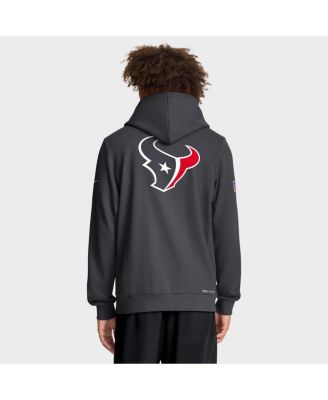 Men's Anthracite Houston Texans Sideline Standard Issue Utility Player Dri-FIT Full-Zip Hoodie