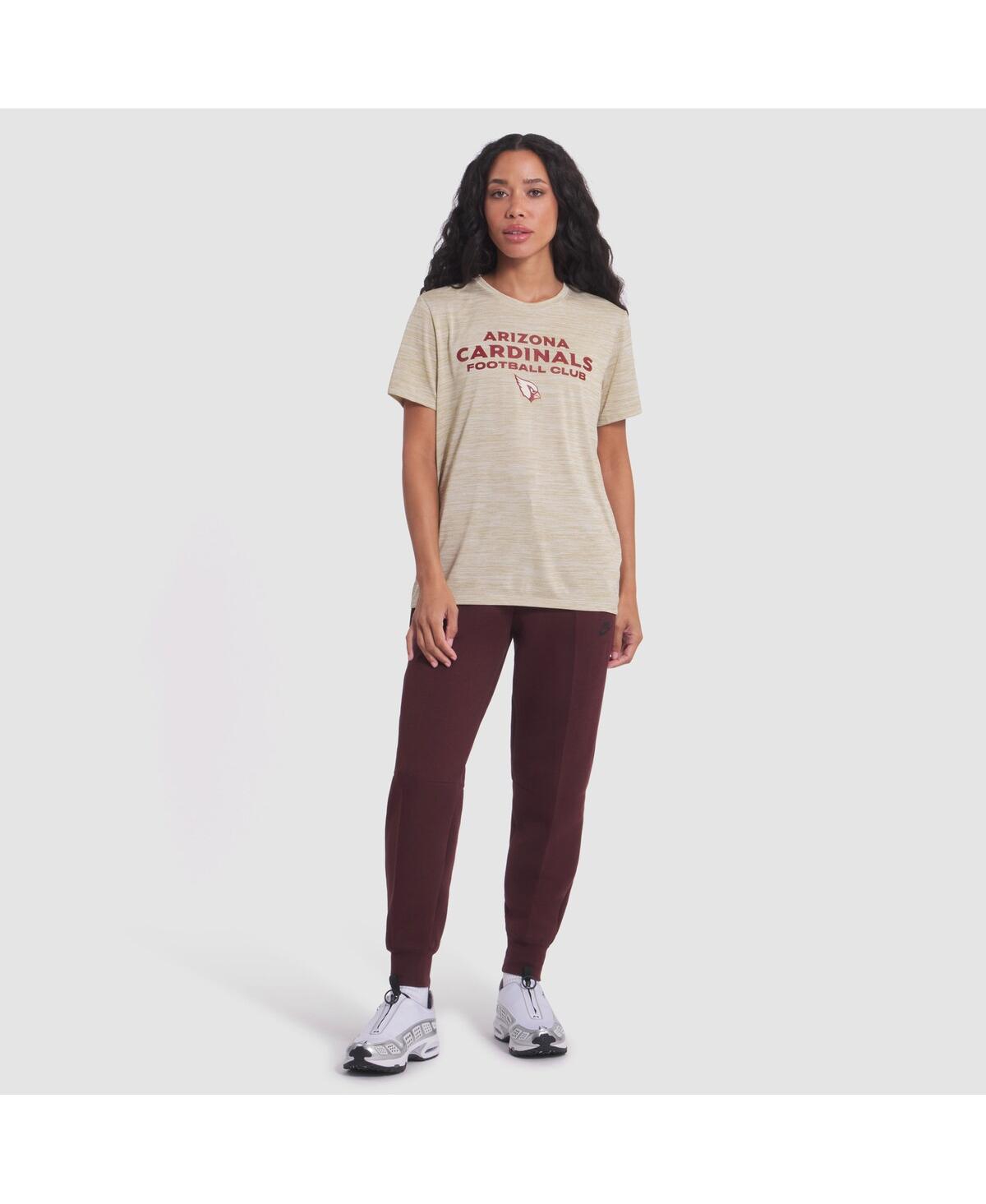 Nike Women's Natural Arizona Cardinals 2025 Rivalries Collection Sideline Velocity Dri-fit T-shirt In Neutral