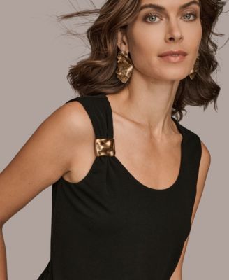 Women's Petite Scoop Neck Tank Top