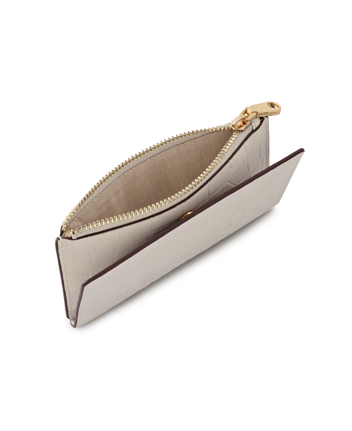Radley London Coin Street Croc Ziptop Wallet In Neutral