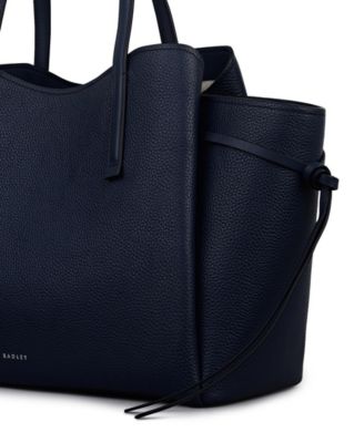 Blake Gardens Large Leather Ziptop Tote Bag