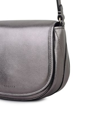 Liverpool Gardens Metallic Mini Flap Over Crossbody Bag
