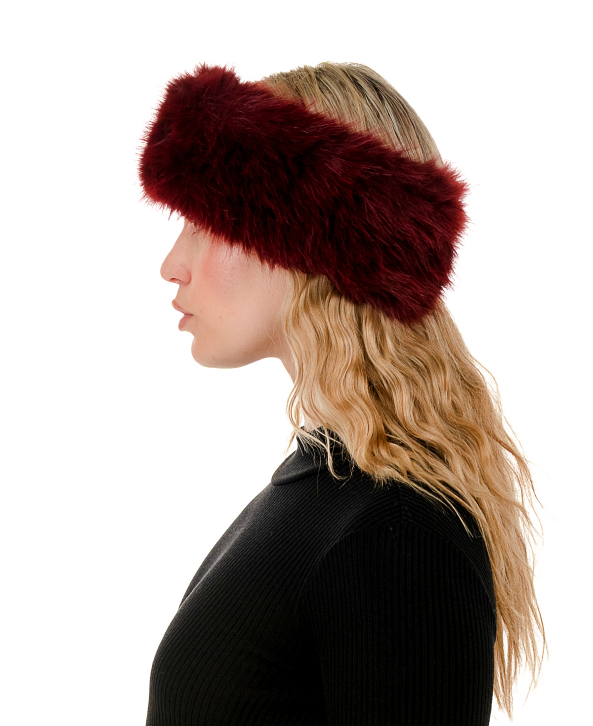 Marcus Adler Cold Weather Headband In Burgundy