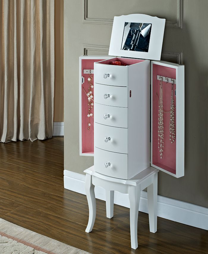 Powell Furniture Finlee Jewelry Armoire, Quick Ship Macy's