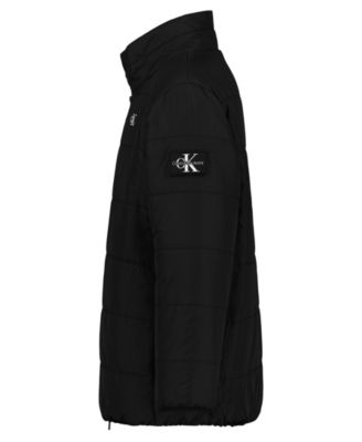 Boys' 8-20 Logo Patch Detail Puffer Jacket