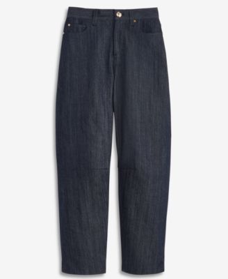 Women's High-Rise Barrel-Leg Jeans, Macy's Exclusive