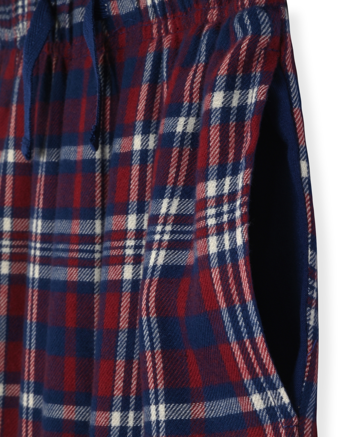 Max & Olivia Big Boy Pajama Set. Cozy, Soft Pajama With Plaid Pant In Blue