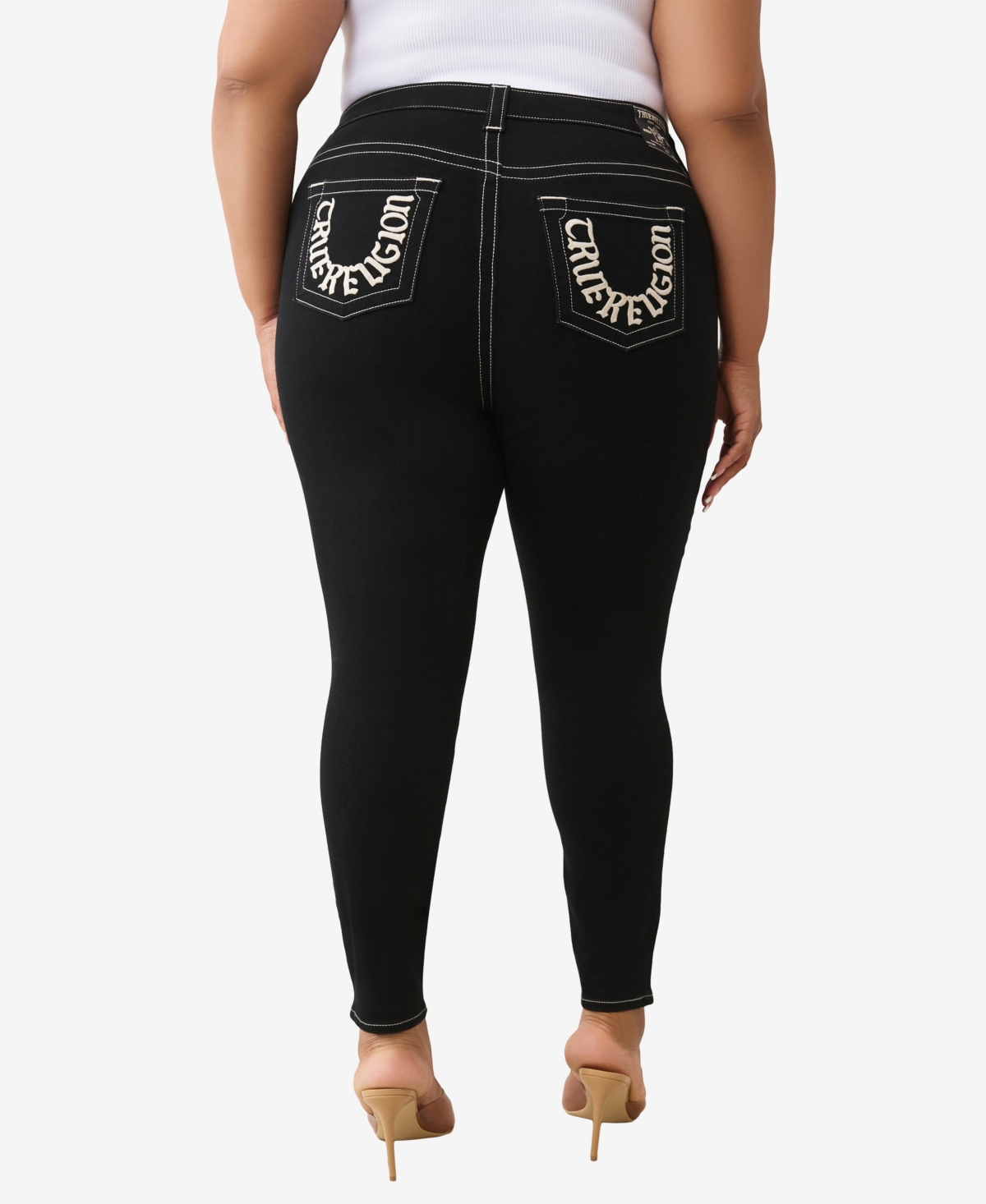 True Religion Plus Jennie Skinny Mid Rise Jeans