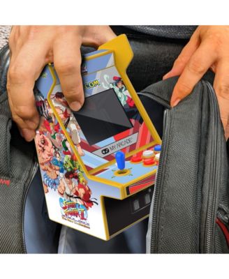 Micro Player Pro 6.7" Super Street Fighter II Portable Retro Arcade Game (2 in 1