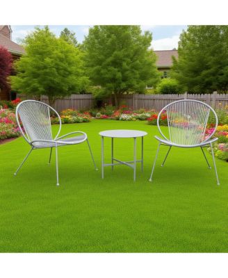 Shell-Shaped All-Steel Detachable Rope Chat Set - 3 Pieces