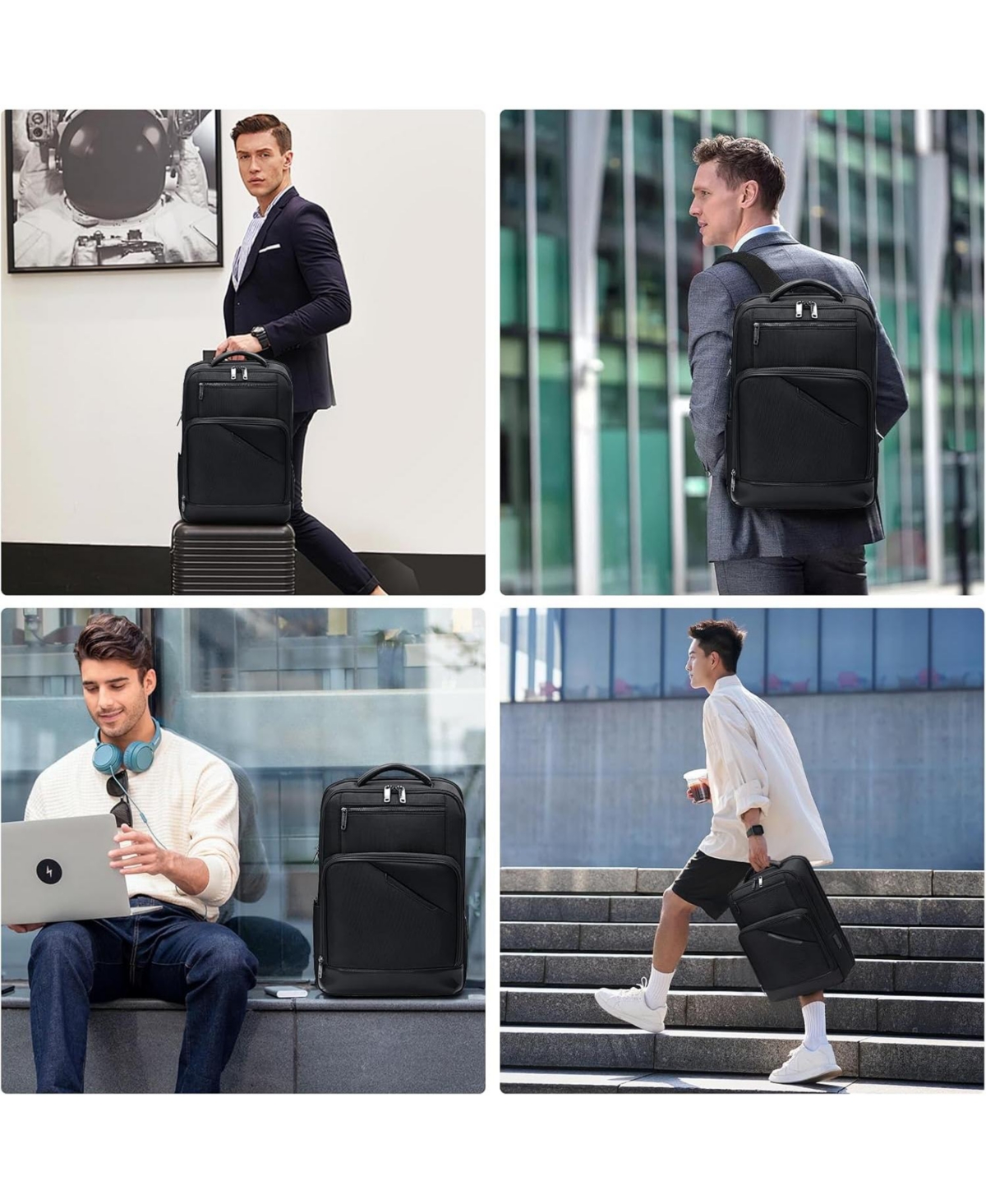 Sleek 15.6 Inch Laptop Backpack