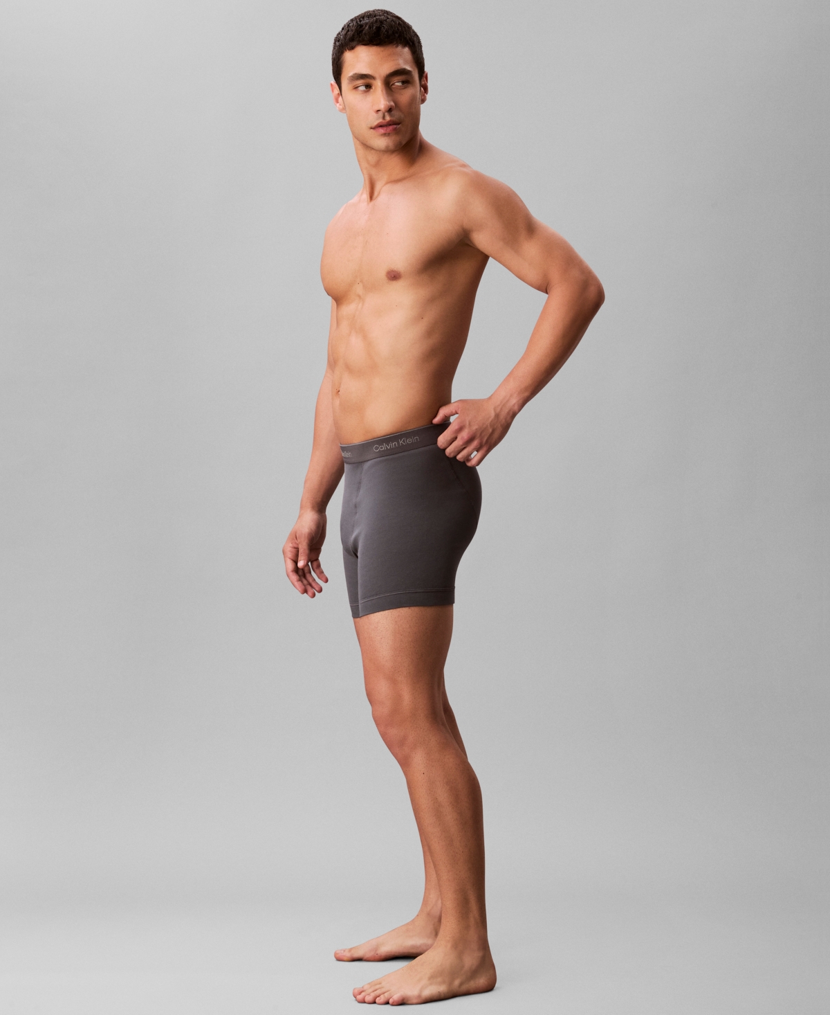 Calvin Klein Men's 5-pack Cotton Classic Boxer Briefs Underwear In Blue