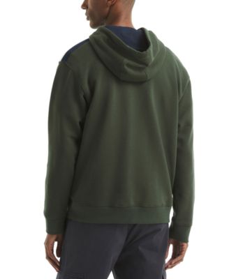 Men's Tape Shoulder Long-Sleeve Hoodie