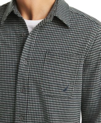 Men's Houndstooth Long Sleeve Shirt