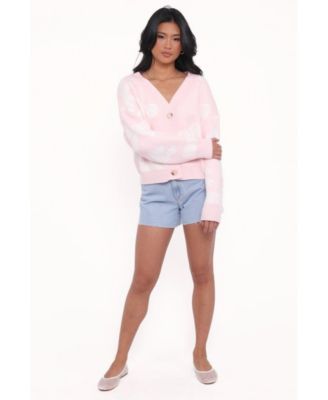 Women's Wrenn Bow Knit Cardigan - Soft Pink