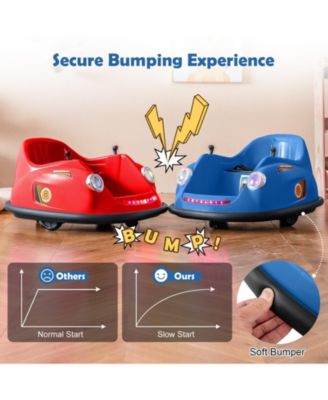 12V Electric Kids Bumper Car with Remote Control and Spinning Fun