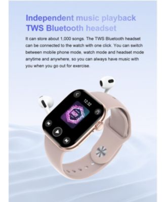 1.85" AMOLED Smart Watch With Bluetooth Calling, Health Monitoring,Sport Modes,4GB for Women Men