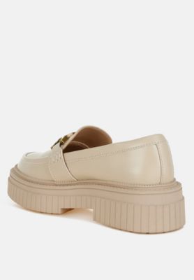 Womens Grosbeak Horsebit Chunky Loafers