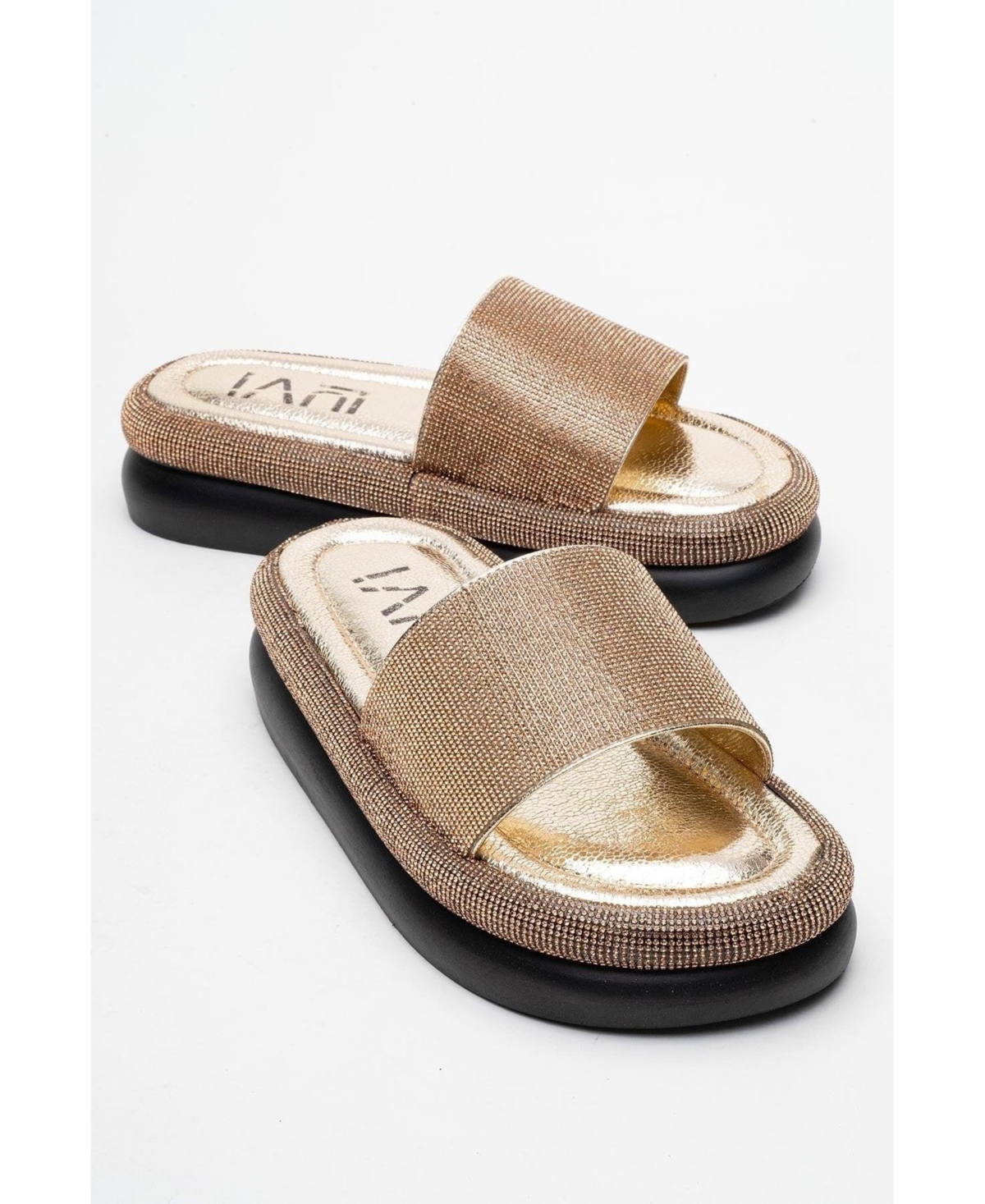 Prologue Shoes Oeste Rhinestone Platform Sandal (Women)