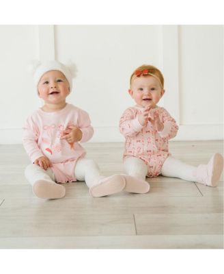 Baby Girl's Red Glitter Bow Baby Headband