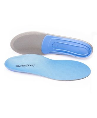 Kids All-Purpose Support Medium Arch Insoles (Blue) - Trim-To-Fit Orthotic Shoe Inserts - Professional Grade - Junior/Little 11.5-13