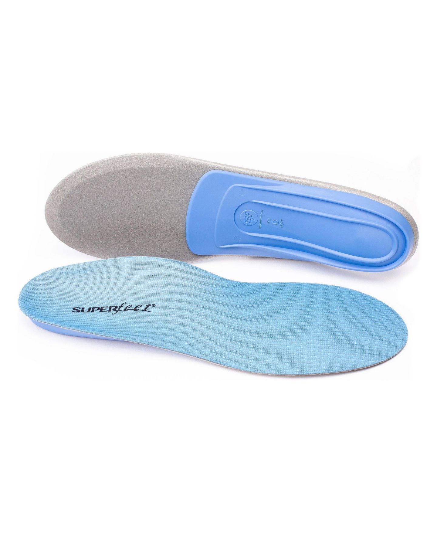 Детская обувь Superfeet Unisex All-Purpose Support Medium Arch Insoles - Trim-To-Fit Orthotic Shoe Inserts - Professional Grade - Junior/Little Kid 11.5-13, цвет: Синий — фото 1