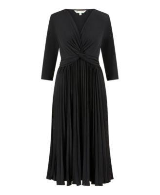 Women's Jersey Knot Waist Midi Dress