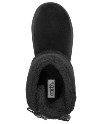 Women's Wing Round Toe Casual Cozy Ankle Booties