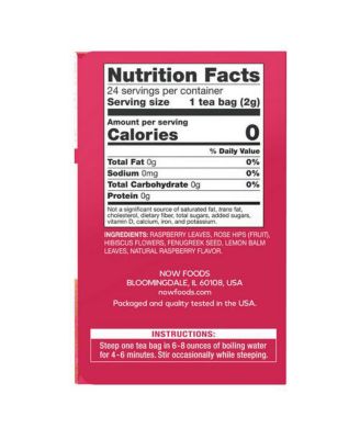 Women's Righteous Raspberry Tea, 24 Tea Bags