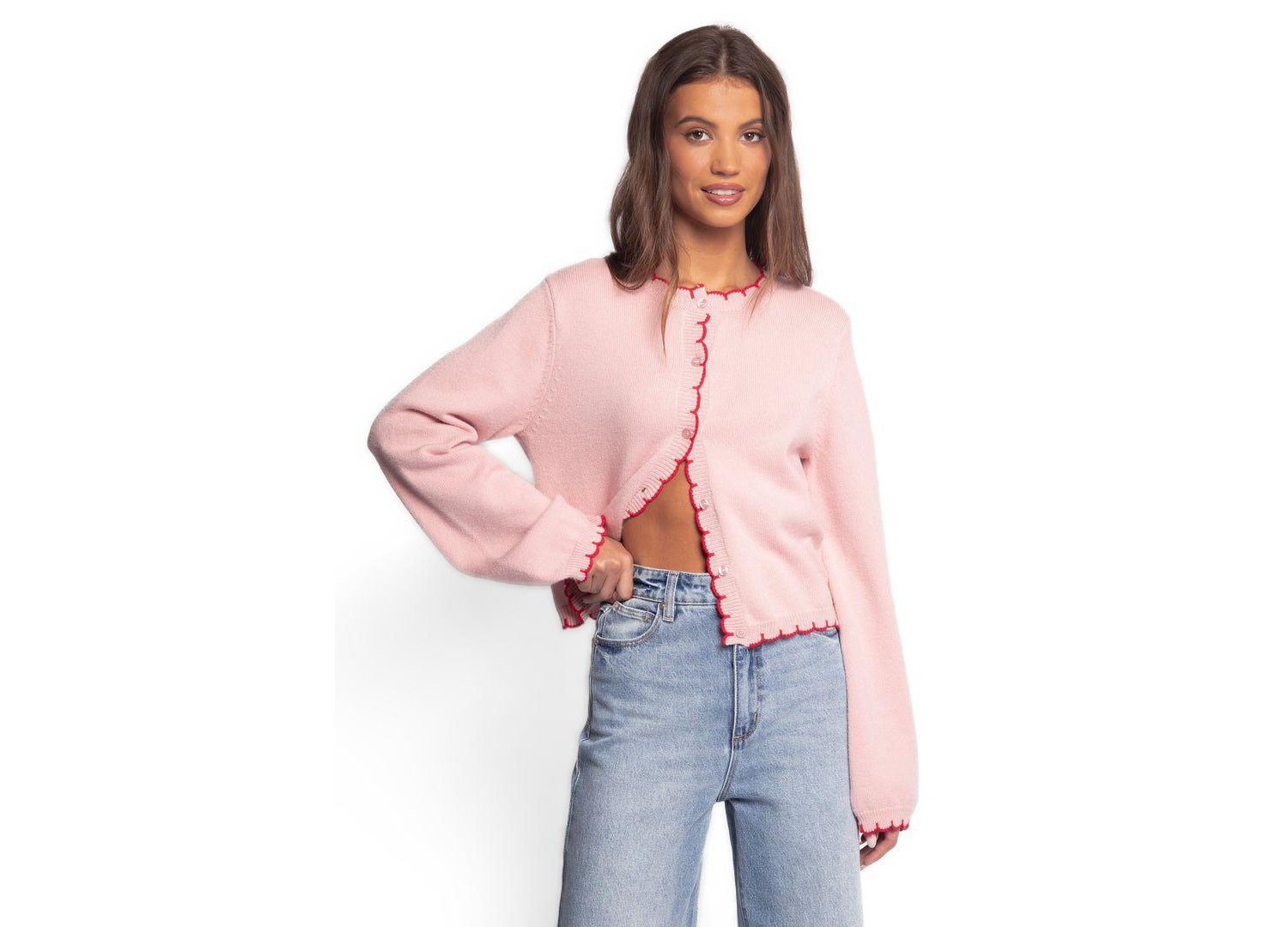 Women's Payton Scallop Cardigan