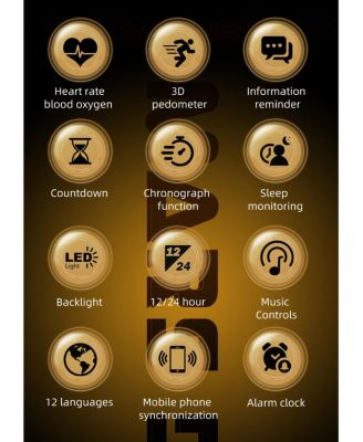 RUXING MARS 5 Multi Mode Tracking Smart watch with 5ATM Waterproof -Blue