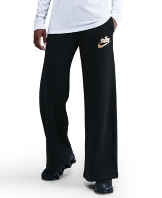 Women's Club Fleece Mid-Rise Wide-Leg Pants
